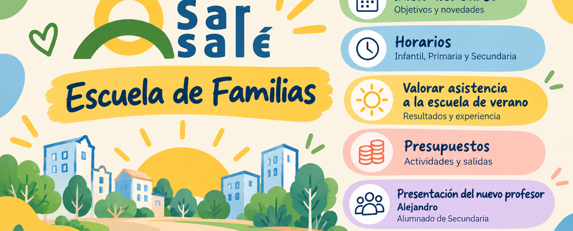 Sarsalé Patraix: Escuela de Familias de Septiembre